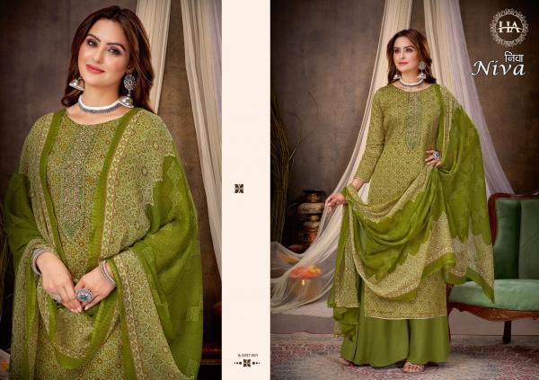 Harshit Niva Jam Cotton Designer Dress Material Collection